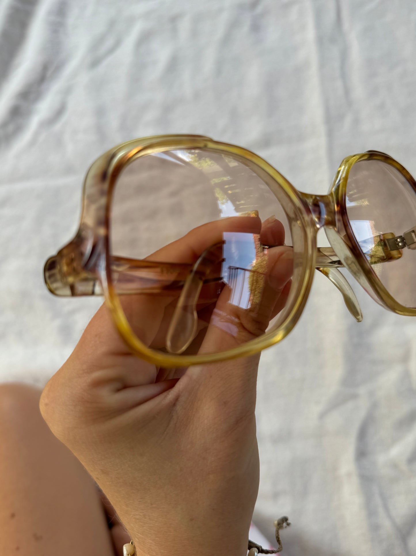 1970s French Oversized Sunglasses