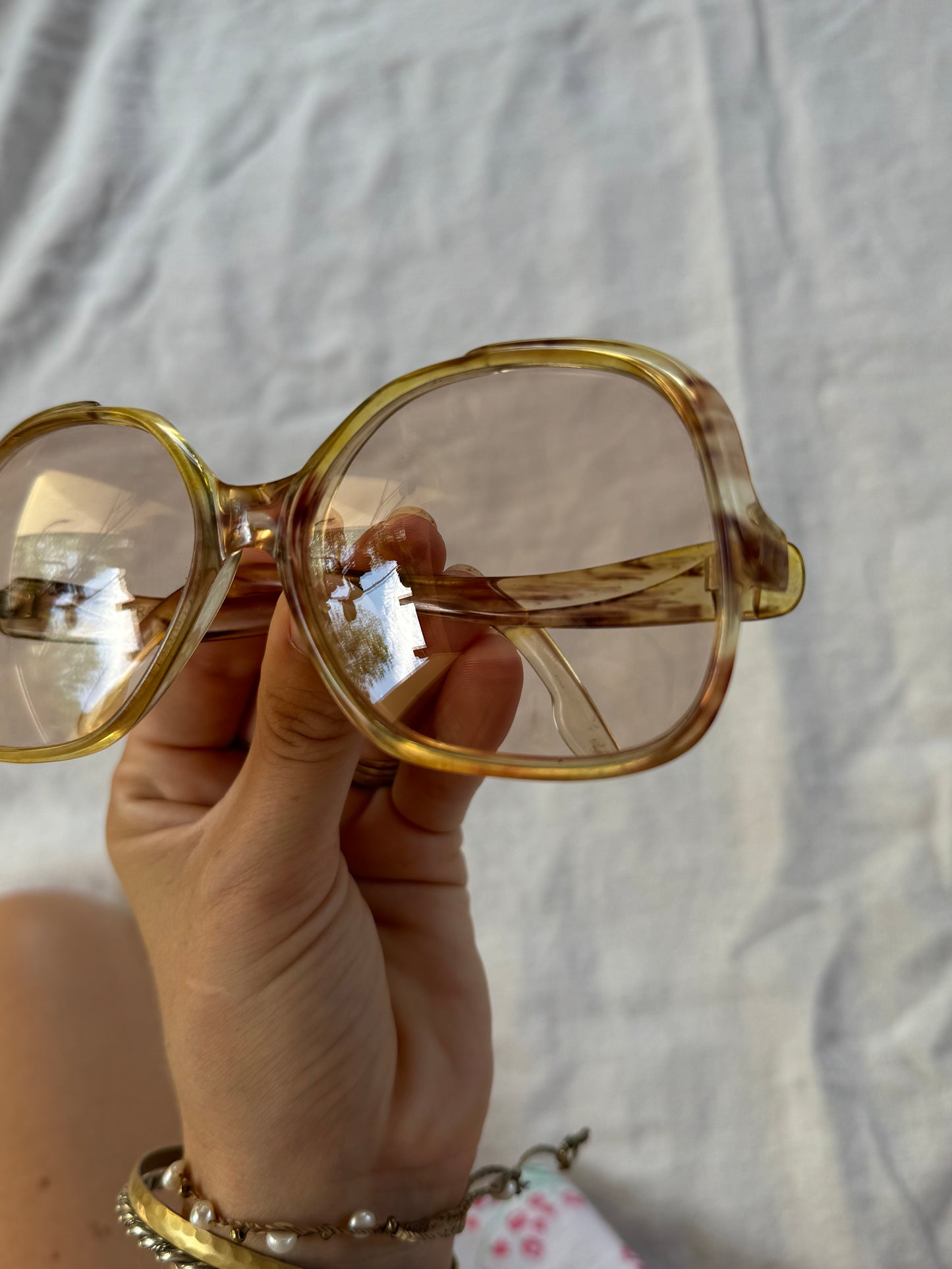 1970s French Oversized Sunglasses