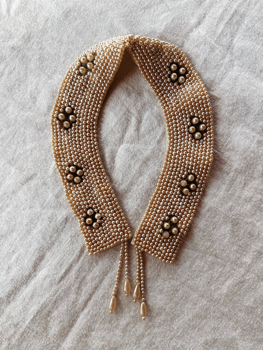 1950s Faux Pearl Detachable Collar